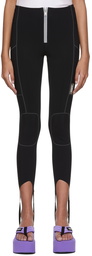 Coperni Black Polyester Leggings