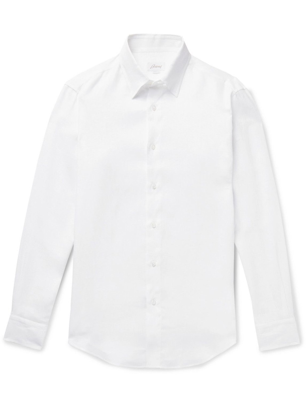 Photo: Brioni - Linen Shirt - White