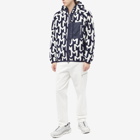 Moncler Men's Monogram Sherling Jacket in White