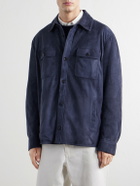 Ralph Lauren Purple label - Calloway Suede Jacket - Blue