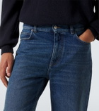 The Row Vanya faded wide-leg jeans