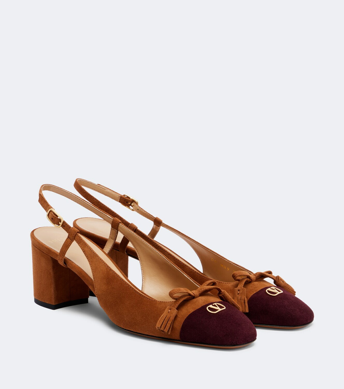 Valentino Garavani Valet Du Roi leather slingback pumps