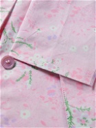 ERL - Unstructured Panelled Floral-Print Cotton-Twill Blazer - Multi