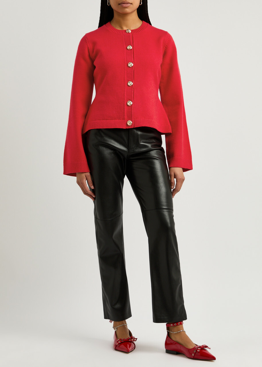 Kitri Cleo Knitted Cardigan Red