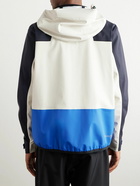 Moncler Grenoble - Granges Colour-Block GORE-TEX™ WINDSTOPPER Hooded Jacket - White