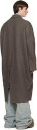 Rick Owens Gray Tower Poiret Coat