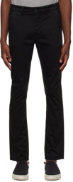 Nudie Jeans Black Slim Adam Trousers