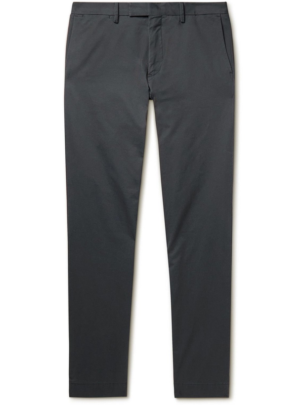 Photo: Polo Ralph Lauren - Slim-Fit Stretch-Cotton Twill Chinos - Gray