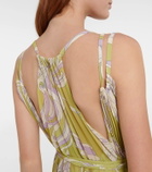 Pucci Printed georgette midi dress