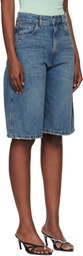 Coperni Blue Bermuda Denim Shorts