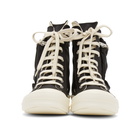 Rick Owens Drkshdw Black Cargo High Sneakers