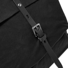 Ally Capellino Frances Waxed Cotton Rucksack in Black
