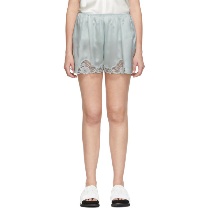 Photo: Stella McCartney Green Silk Lace Shorts