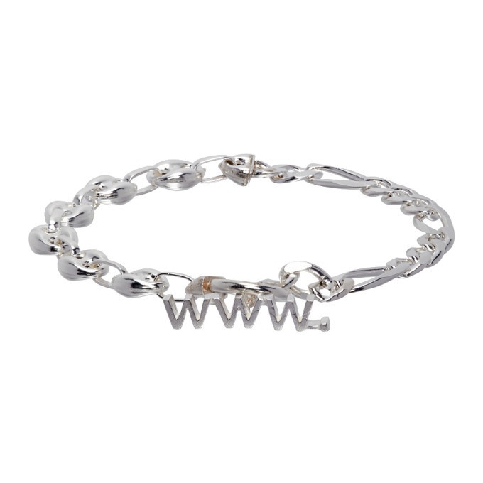 Photo: WWW.WILLSHOTT Silver Fused Chain Bracelet
