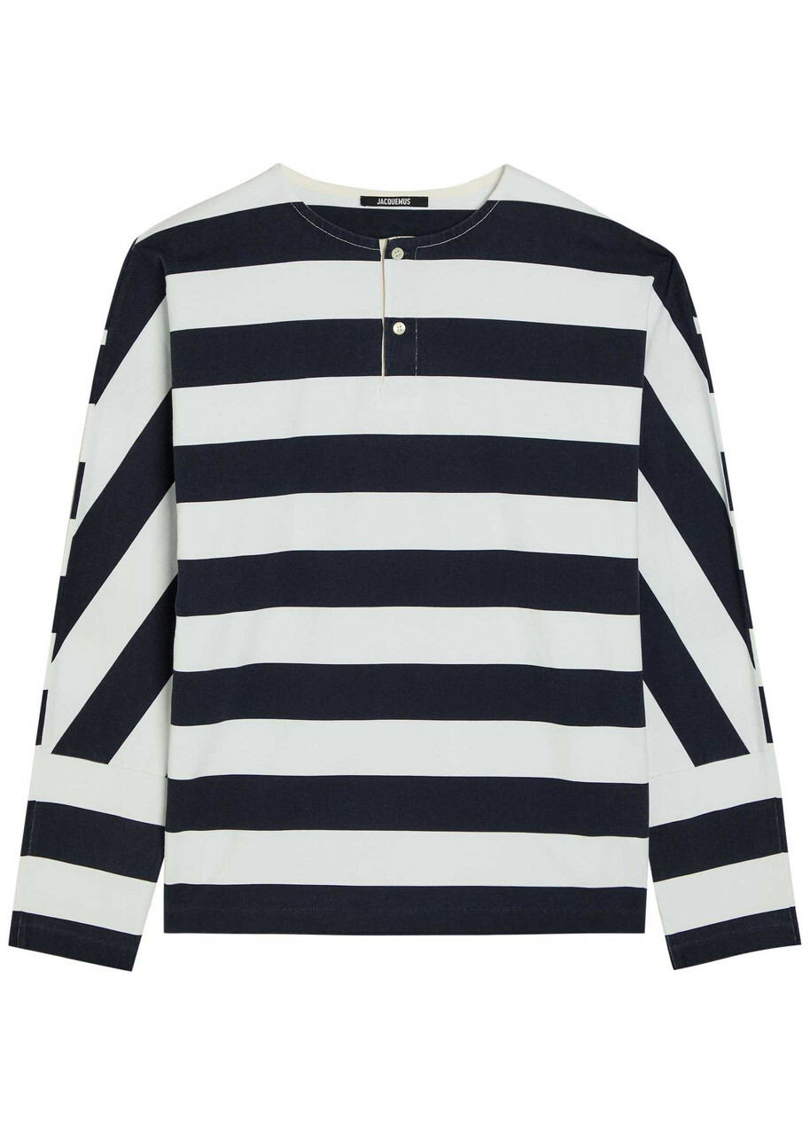 Jacquemus Navy 'La Maille Teramo' Polo Jacquemus