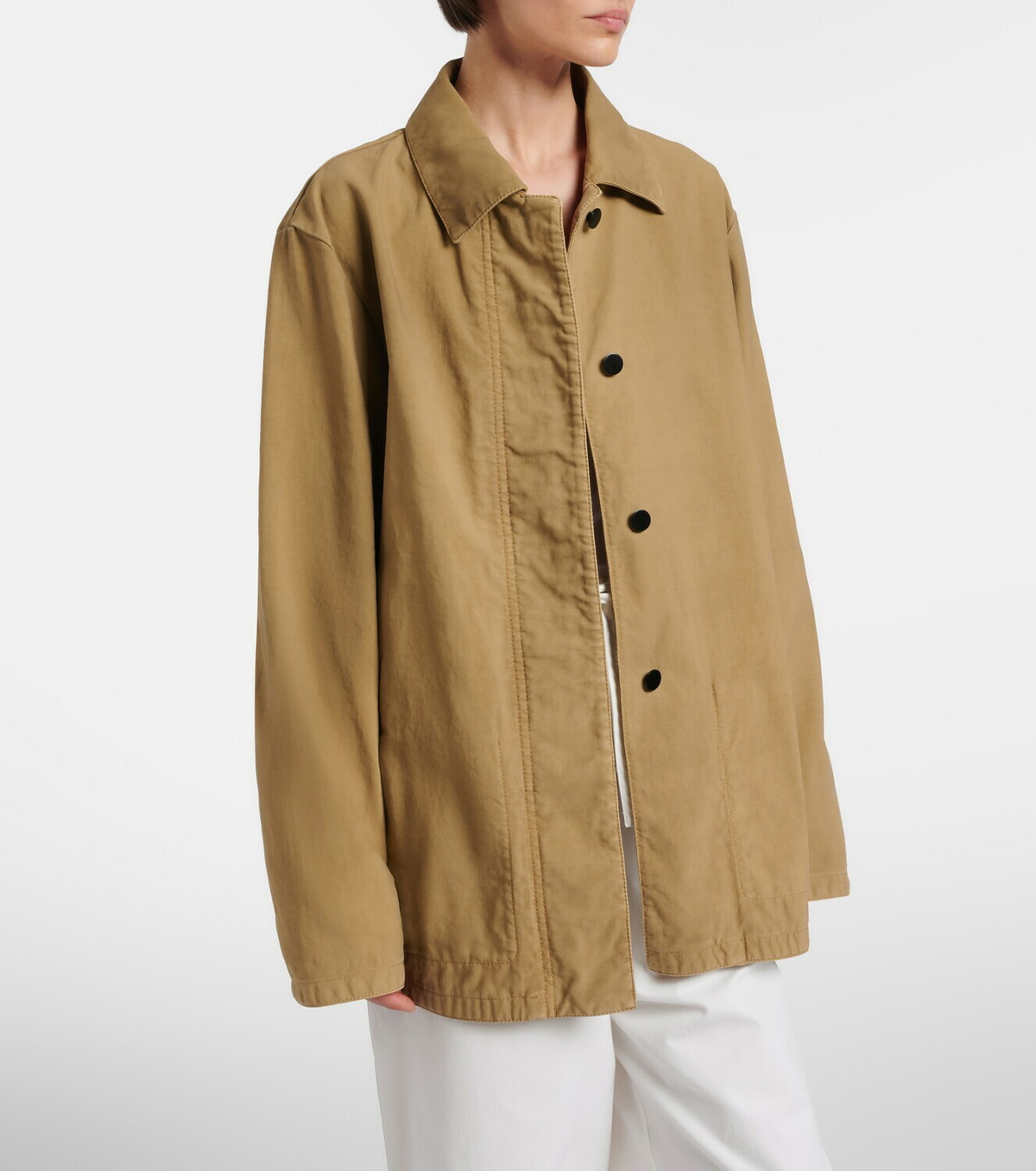 The Row Baeza cotton jacket