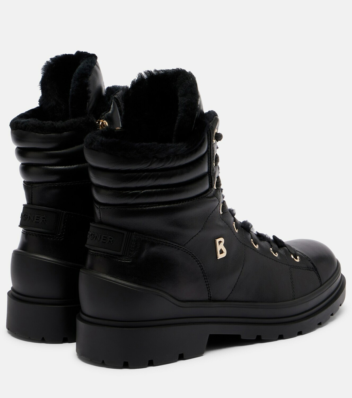 Bogner St Moritz leather lace-up boots