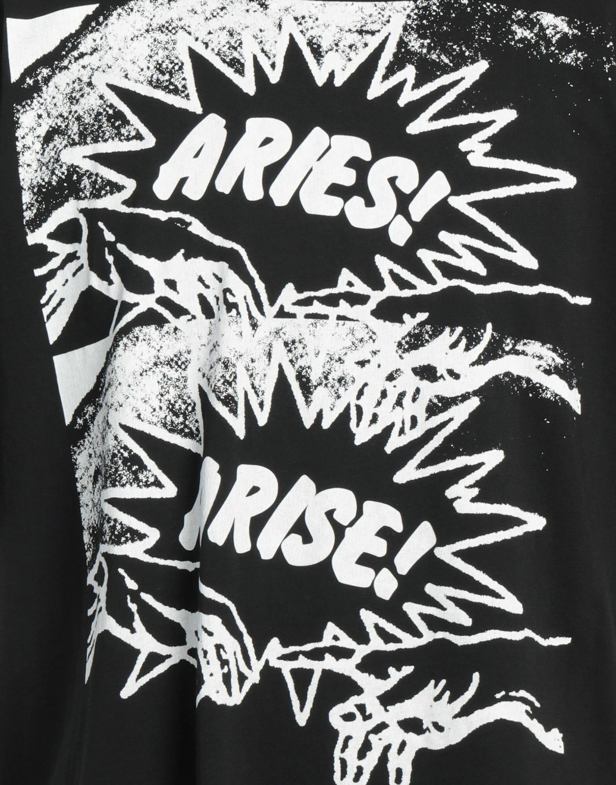 Aries Mens T-shirt in Black