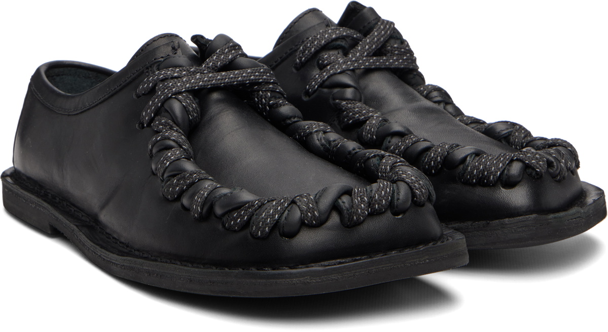 CAMPERLAB Black Eki Lace-Up Derbys