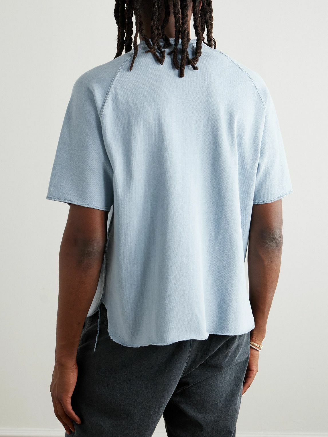 Remi Relief - Lafayette Cotton-Jersey T-Shirt - Blue