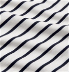 Sandro - Striped Cotton-Jersey T-Shirt - Blue