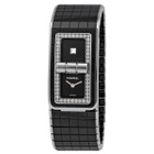 Chanel Code Coco Black Diamond Dial Steel and Ceramic Ladies Watch H5148