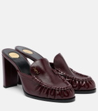 Saint Laurent Le Loafer leather mules