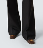 Valentino High-rise flared pants