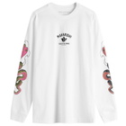 Maharishi Men's Year Of The Snake Duality Long Sleeve T-Shirt in White