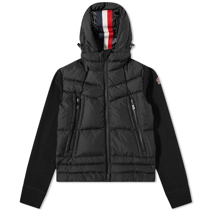 Photo: Moncler Grenoble Hooded Knit Down Jacket