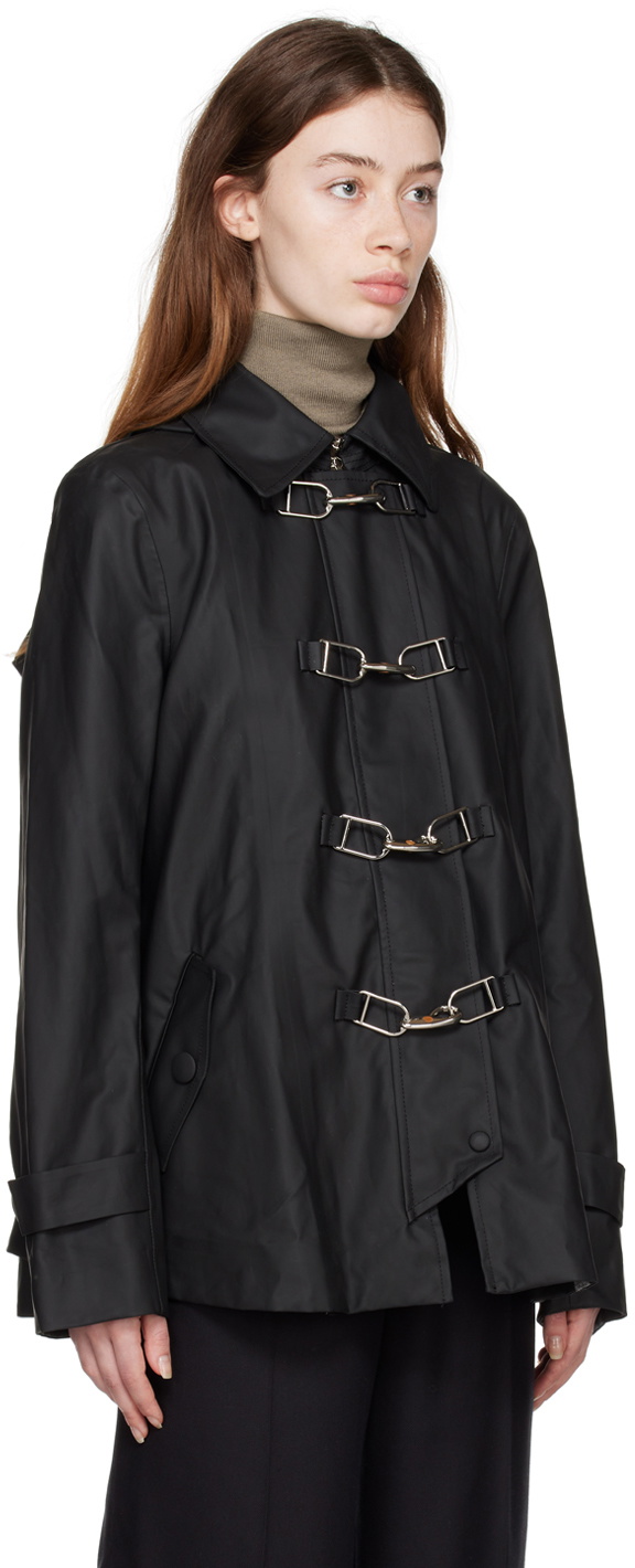 Gabriela Hearst Black Hayward Trench Coat
