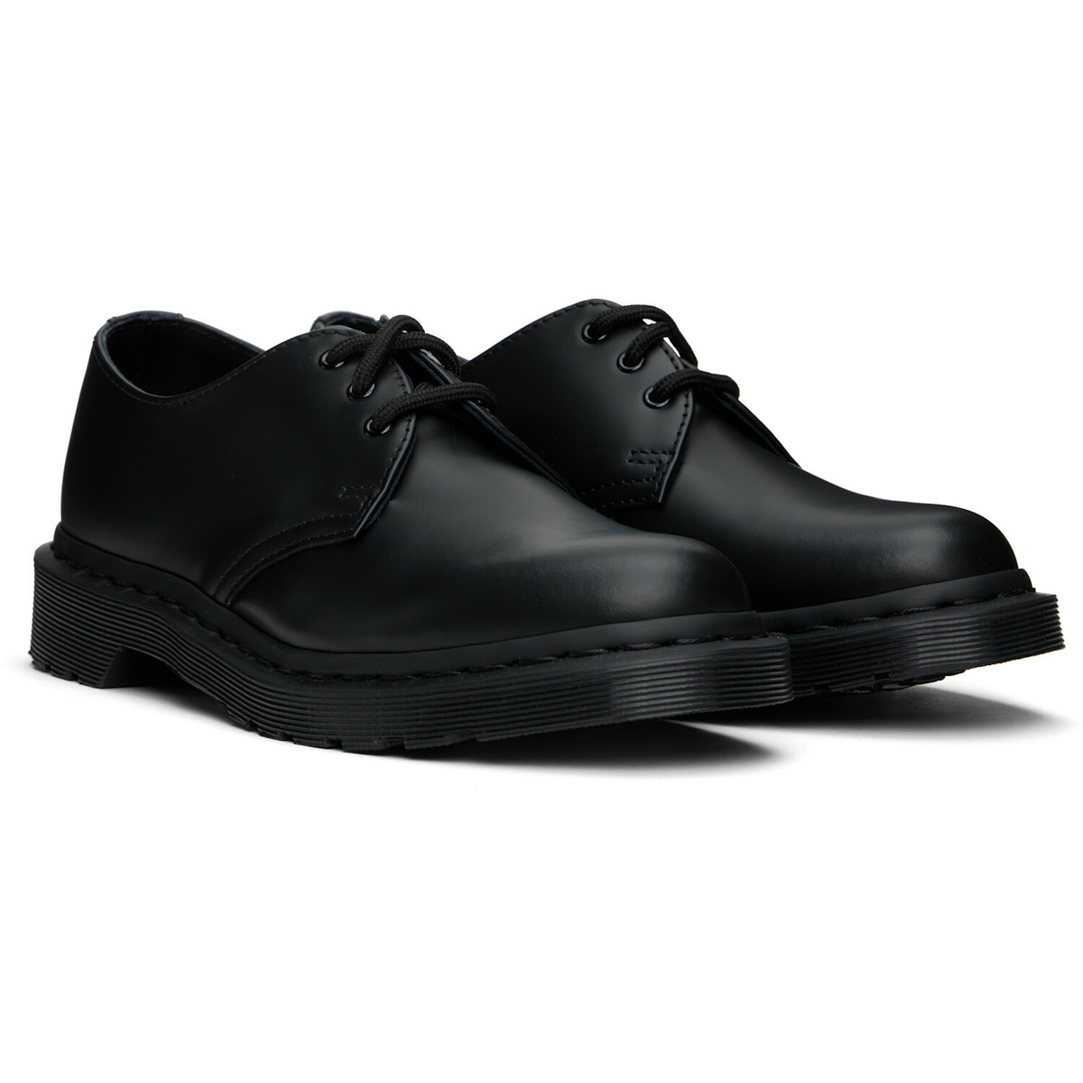 Dr. Martens Black 1461 Mono Smooth Leather Oxford Derbys