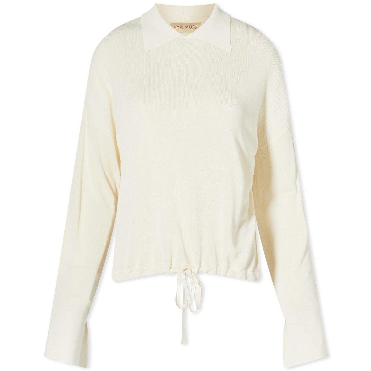 Photo: Aya Muse Women's Vosa Collared Top in Buttercream
