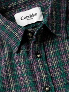 Corridor - Snow Check Clubhouse Cotton Shirt - Green