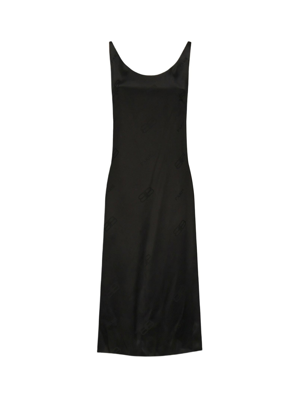 Balenciaga - Floral silk satin midi dress Balenciaga