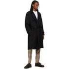 Hugo Black Belted Trench Coat