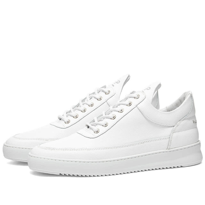 Photo: Filling Pieces Men's Low Top Ripple Crumbs Sneakers in White