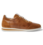 Brunello Cucinelli - Leather and Suede Sneakers - Brown