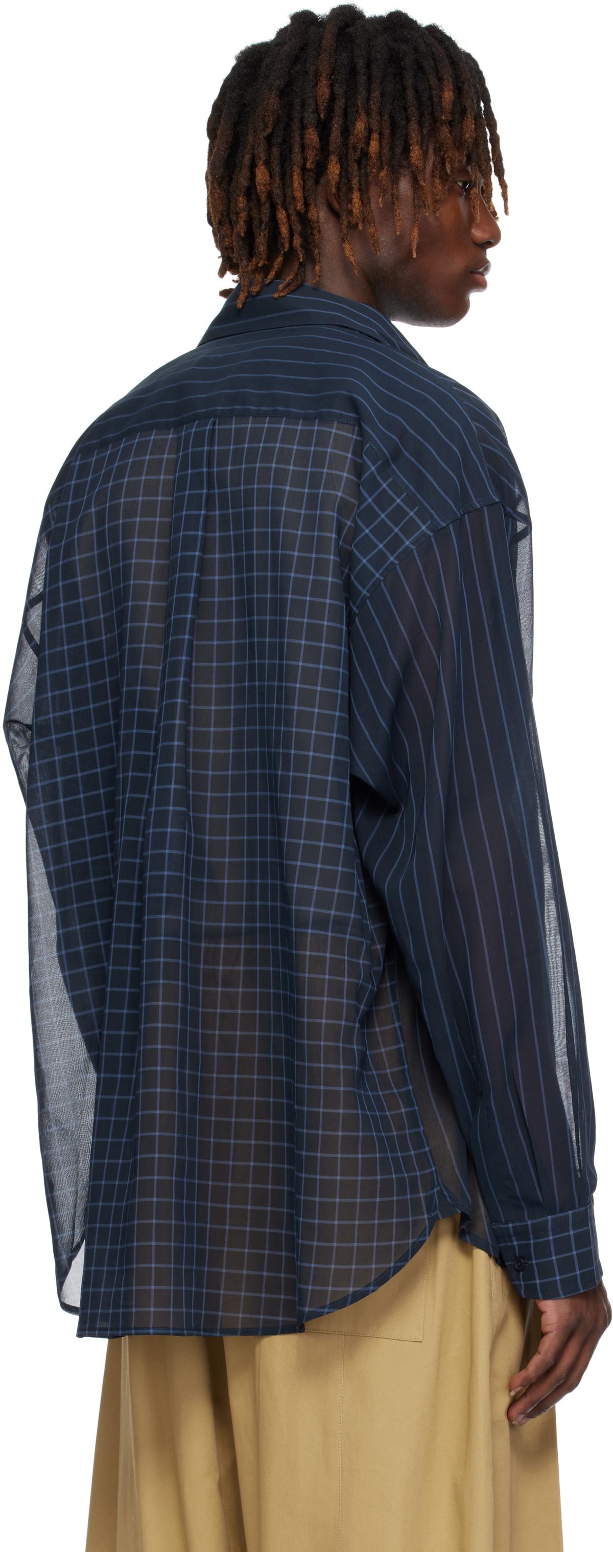 SAGE NATION Navy Chisholm Shirt SAGE NATION