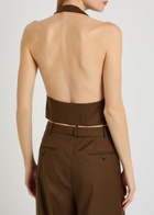 Ronny Kobo Alesis Woven top Brown