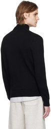 Polo Ralph Lauren Black Embroidered Sweater