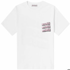 Bisous Skateboards Sonics T-Shirt in White
