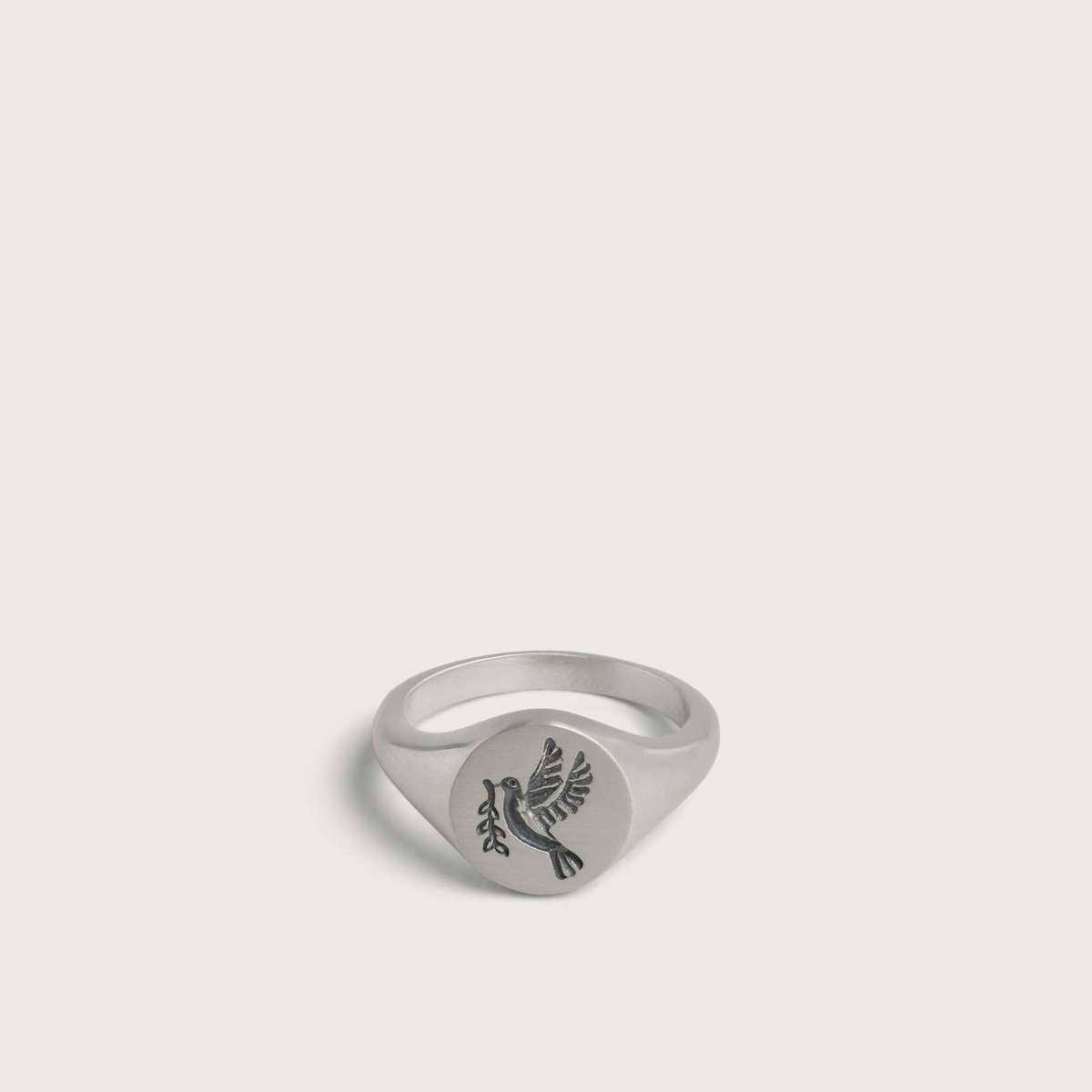 Serge DeNimes Men's Blessed Ring in Silver