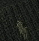 Polo Ralph Lauren - Logo-Embroidered Merino Wool Beanie - Green