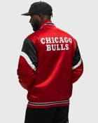 Mitchell & Ness Nba Heavyweight Satin Jacket Chicago Bulls Red - Mens - Bomber Jackets/Team Jackets