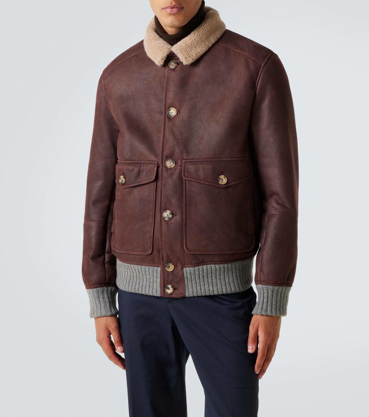 Brunello Cucinelli Leather jacket Brunello Cucinelli