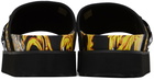 Versace Jeans Couture Black & Yellow Arizona Sandals