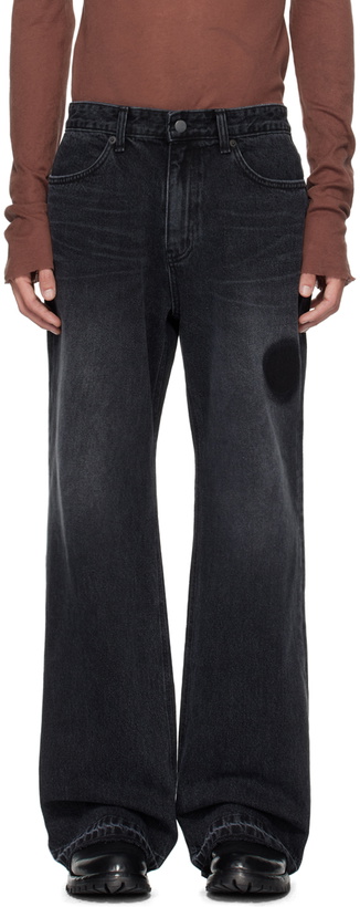 Photo: JiyongKim Black Straight Jeans