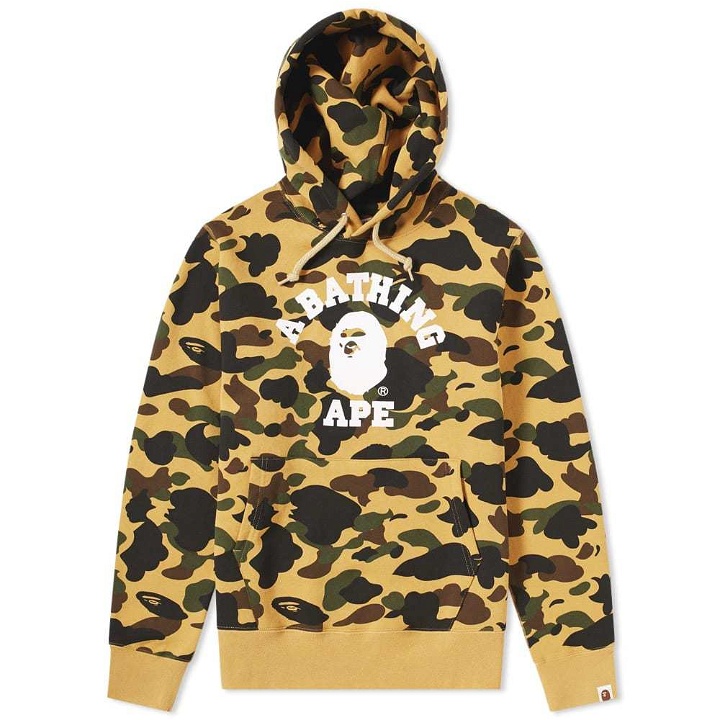 Photo: A Bathing Ape 1st Camo College Pullover Hoody