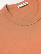 James Perse - Garment-Dyed Cotton-Jersey T-Shirt - Orange